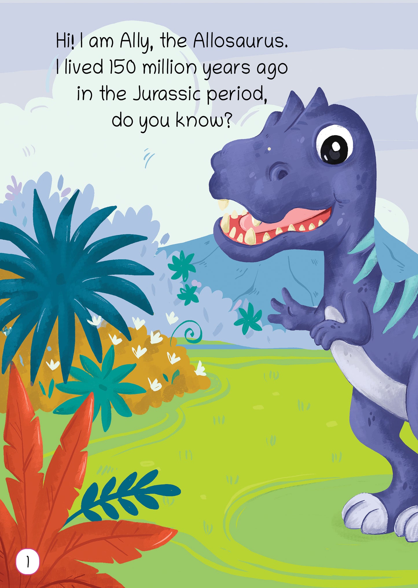 Lil Legends padded books Allosaurus