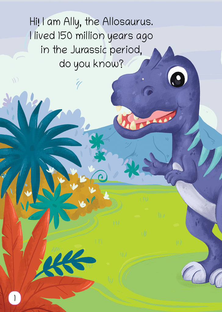 Lil Legends padded books Allosaurus