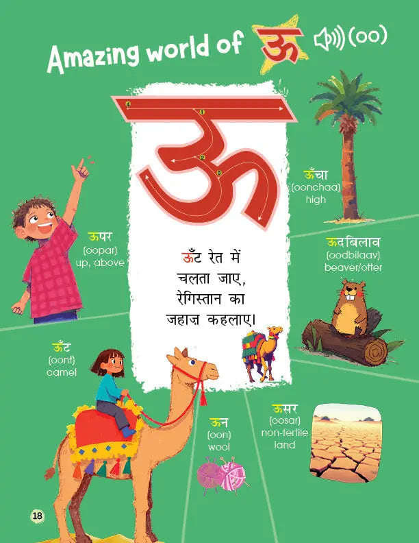 Lil Legends Mitali Hindi Bhasha Pustak 1 - Swar Gyan (स्वर ज्ञान) | Hindi Vowels Learning Book for Kids | Early Hindi Workbook with Tracing & Activities | Age 3+
