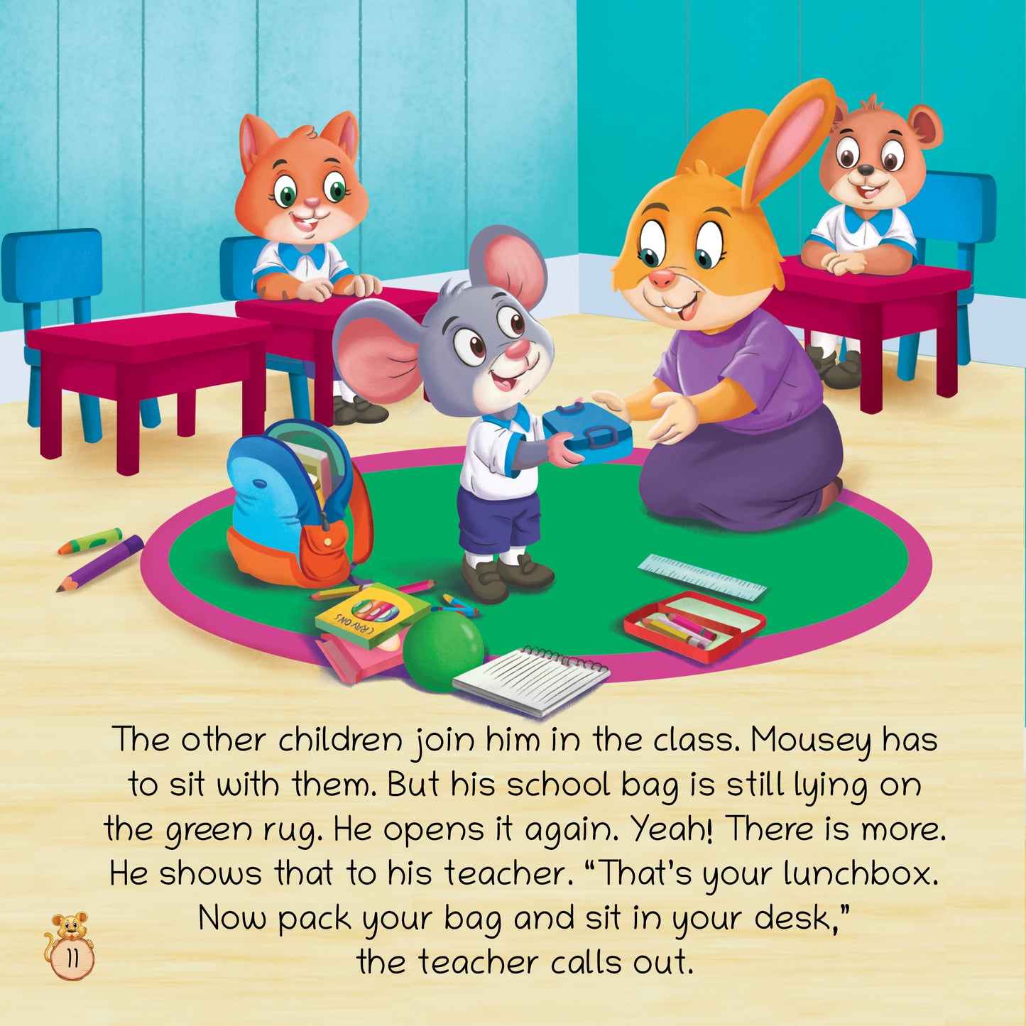 Lil Legends Look Inside Mousey’s School Bag