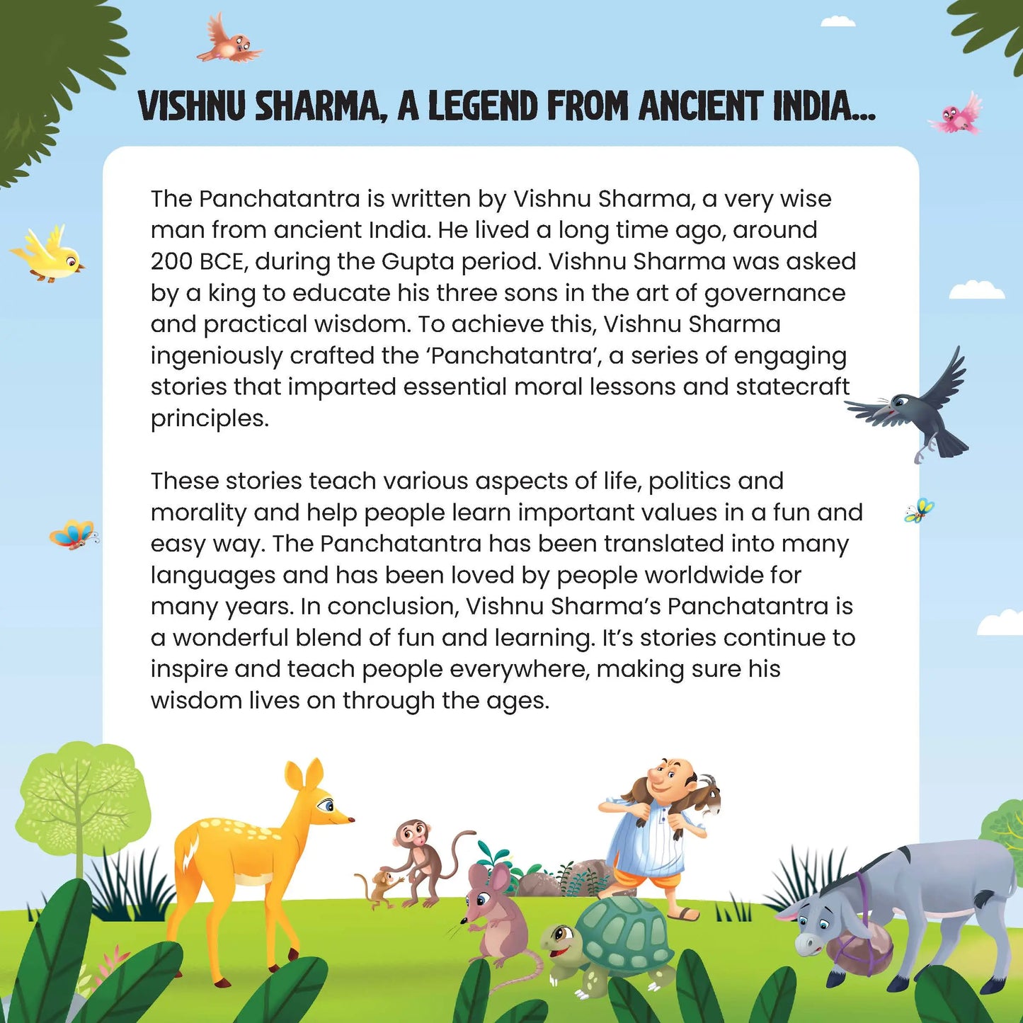 Lil Legends Timeless Tales of Panchatantra Book for Kids | Stories of Wit and Wisdom | Moral, English, Short, Bedtime 5 Stories for Children (3+ Age) - Oswaal Books