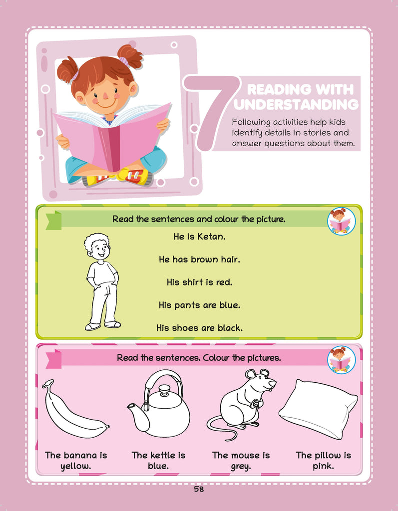 Lil Legends 250+ Activities English Quest Activity Book for 5+age - Oswaal Books
