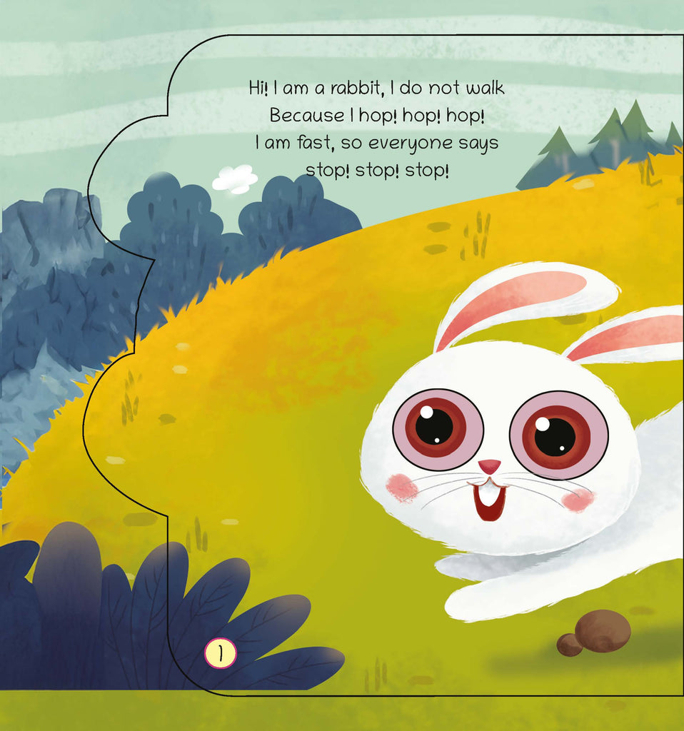 Lil Legends Shaped Board Books: Pet Animals: Rabbit - Oswaal Books