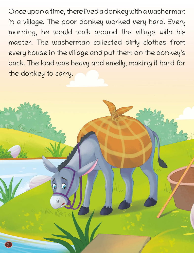 Short Illustrated Panchtantra Stories for Kids 2+ | The Singing Donkey| Lil Legends by Oswaal Books