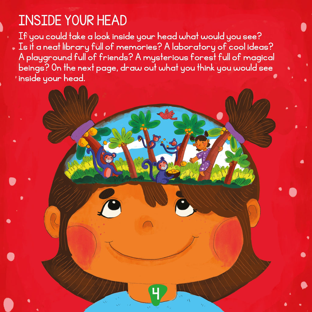 Book of Imagination – Part 4 | Drawing & Writing Prompts for Kids Ages 5–10 | Boosts Focus, Creative Thinking & Emotional Expression | Gentle, Screen-Free Activity Journal - Oswaal Books