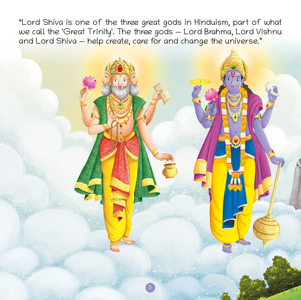 Oswaal Lil Legends Lord Shiva – Illustrated Storybook for Kids | Indian Mythology & Moral Values | Teach Courage, Simplicity & Kindness Through Engaging Stories - Oswaal Books