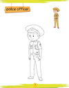 Book of Copy Colouring: Community Helpers for Kids | Fun Colouring Activity Book | Ages 3+