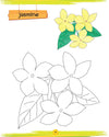 Lil Legends Book of Copy Colouring for kids,To Learn About Flowers, Age 3 +