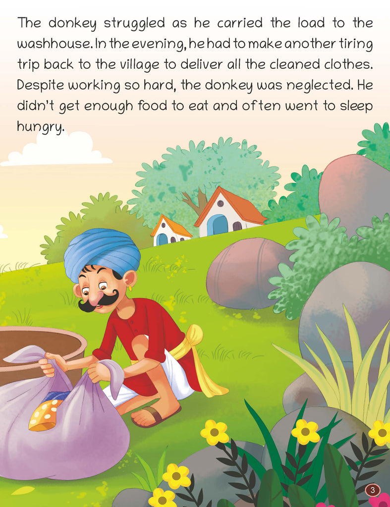 Short Illustrated Panchtantra Stories for Kids 2+ | The Singing Donkey| Lil Legends by Oswaal Books
