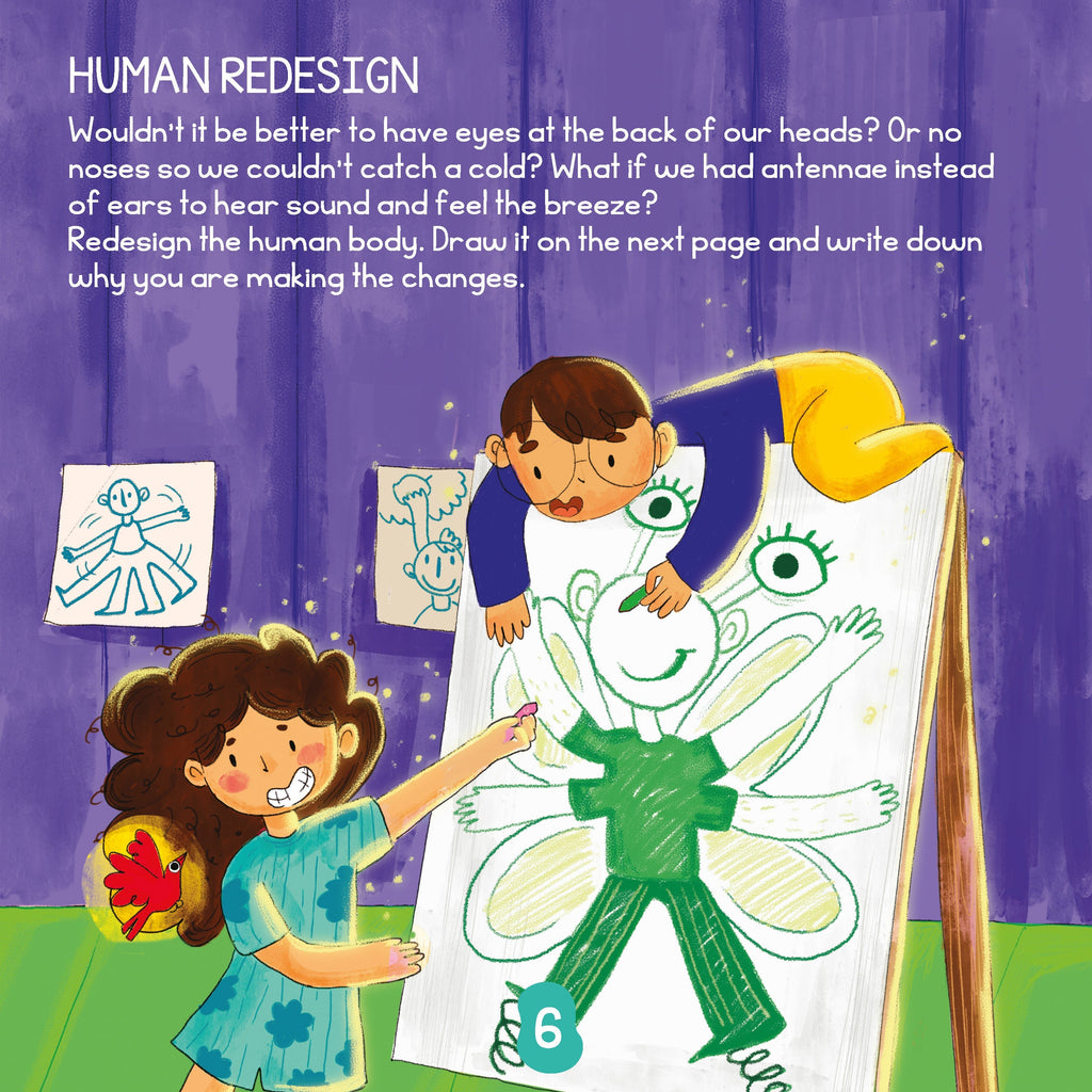 Lil Legends Book of Imagination Part 1 & 2 (Set of 2) | Fun Early Learning Activity Books for Kids (Age 5-12 Years) | Drawing, Doodling, Creative Writing, Coloring & Art for Boys/Girls - Oswaal Books