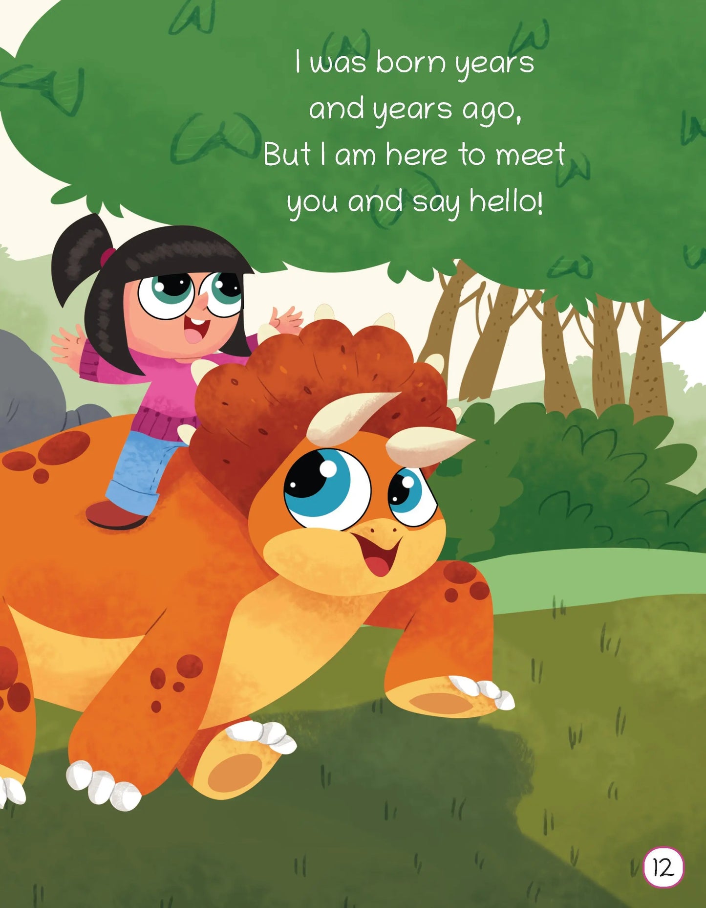Lil Legends: Padded Books, Dino - I am a Triceratops - Oswaal Books