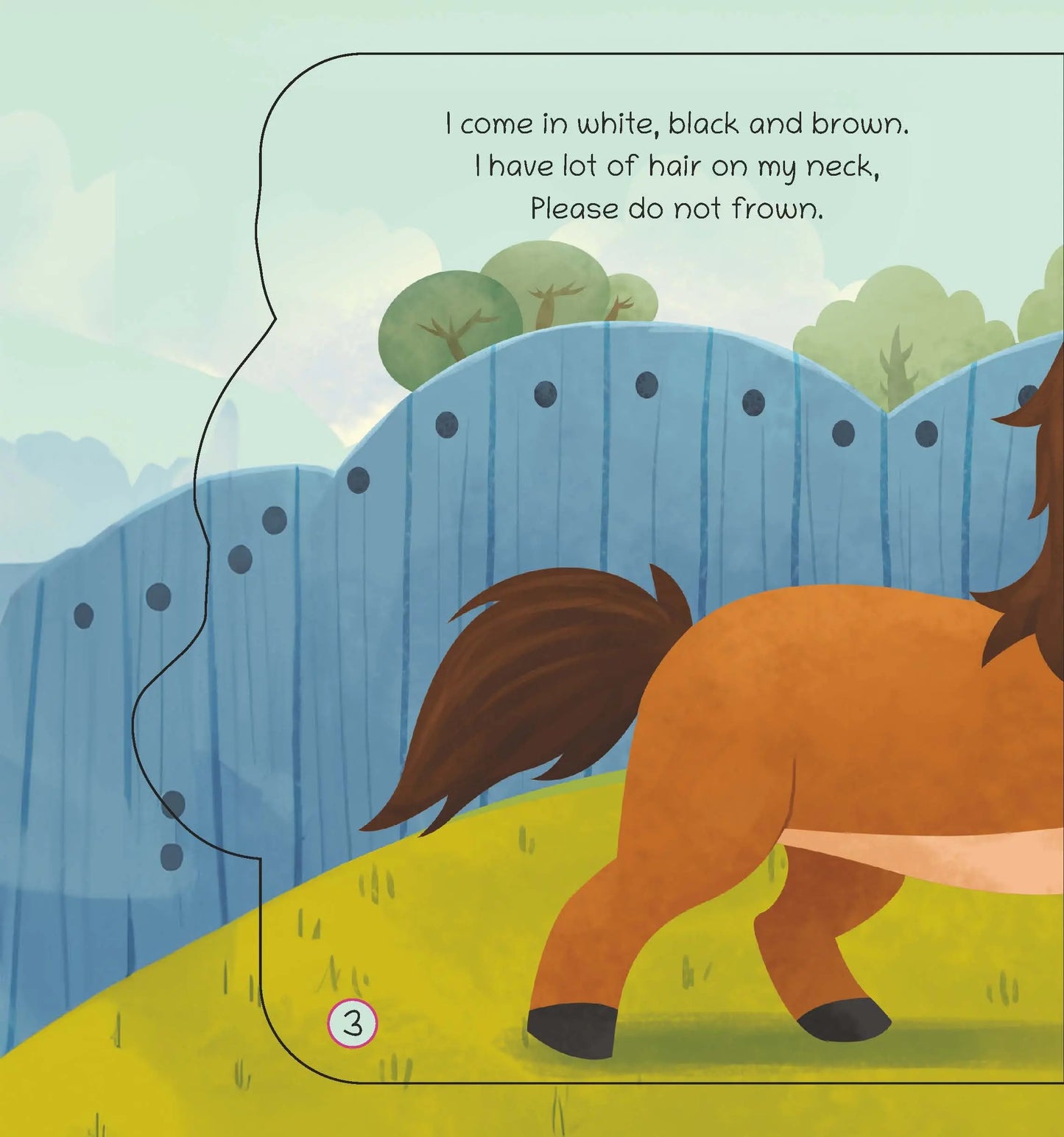 Lil Legends Shaped Board Book - Farm Animals: Horse | Horse-Shaped Picture Book for Kids Age 2+ Years | Early Learning Book with Colourful Illustrations for Toddlers & Preschoolers