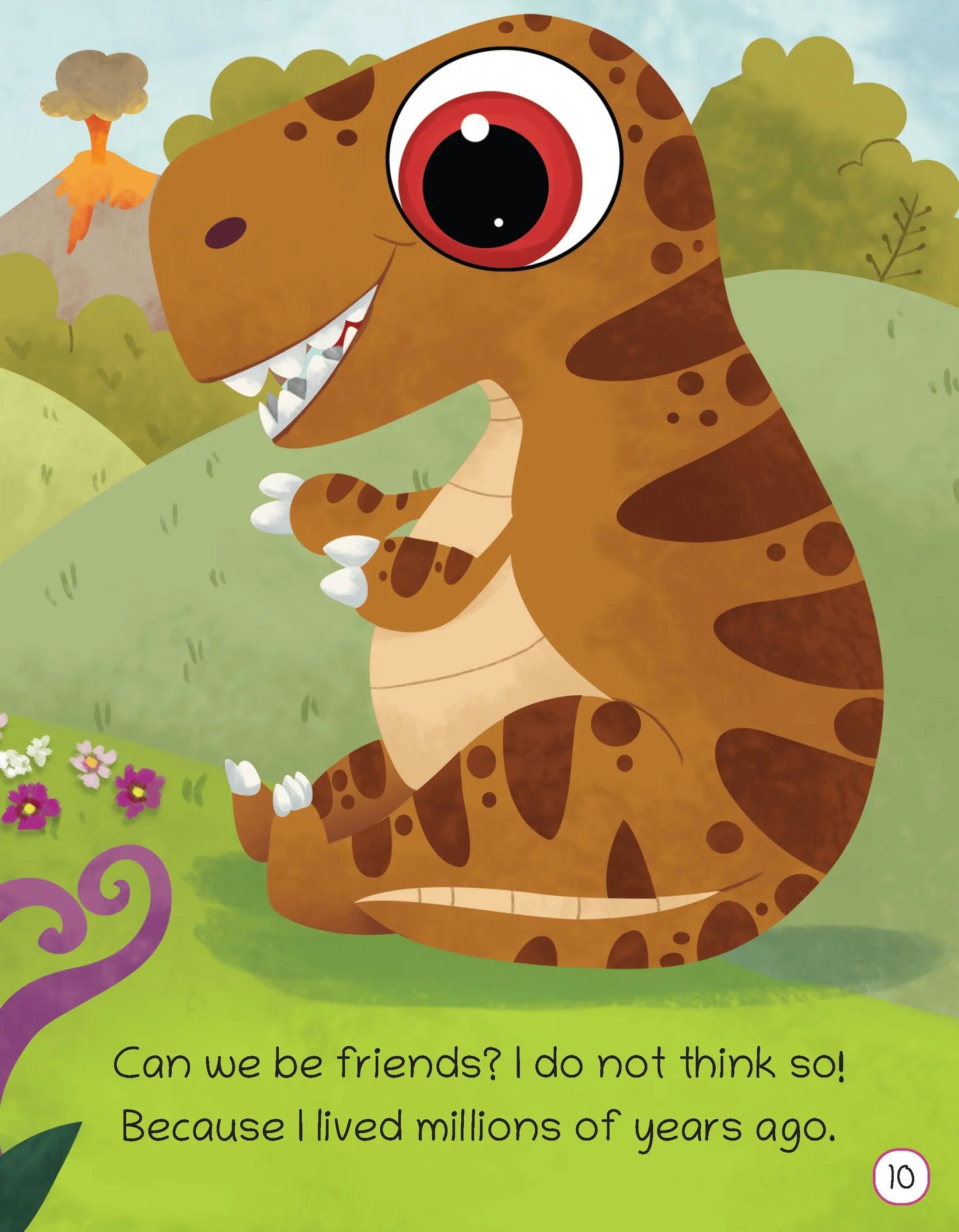 Lil Legends: Padded Books, Dino - I am a T-Rex - Oswaal Books