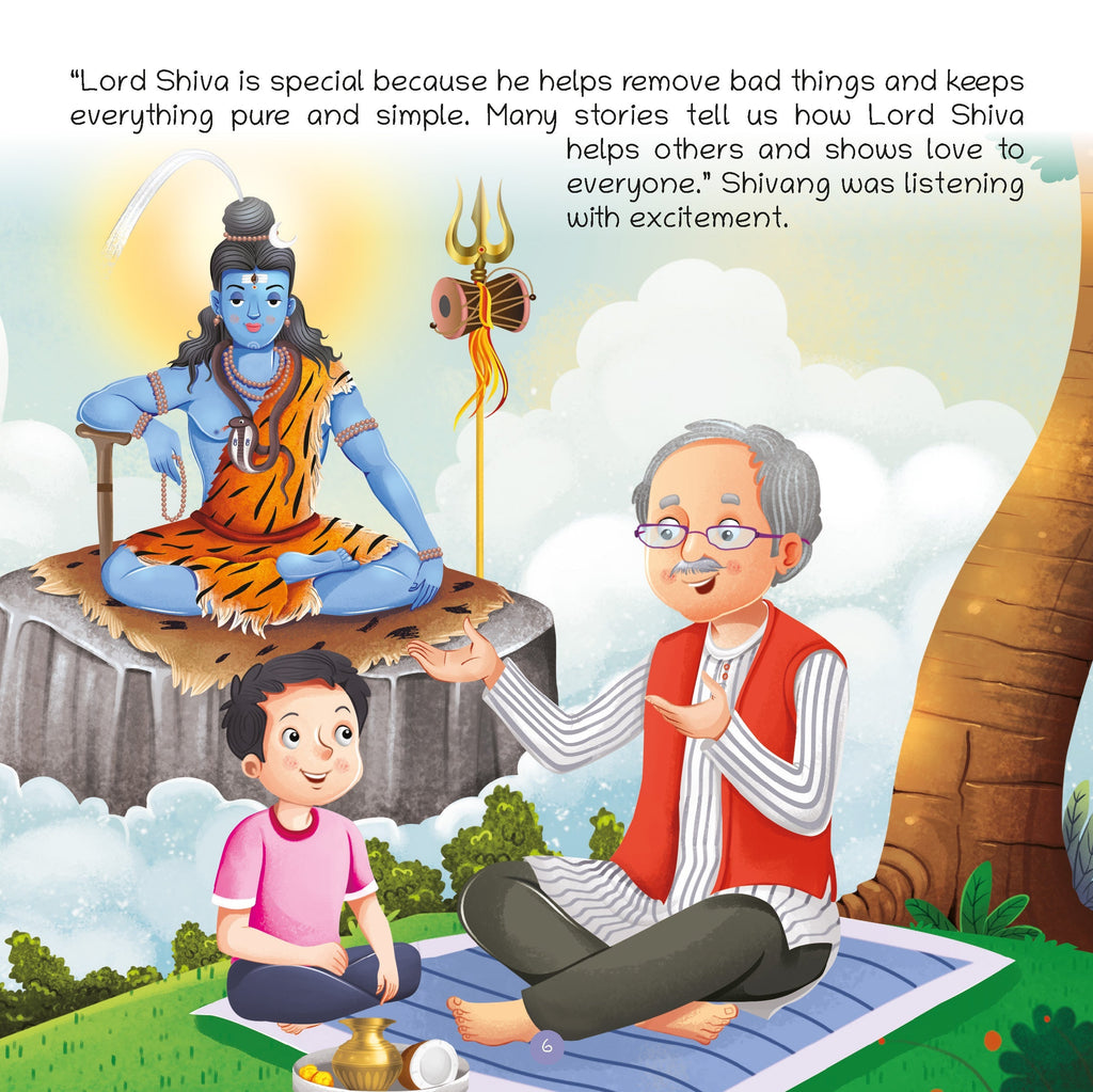 Oswaal Lil Legends Lord Shiva – Illustrated Storybook for Kids | Indian Mythology & Moral Values | Teach Courage, Simplicity & Kindness Through Engaging Stories - Oswaal Books