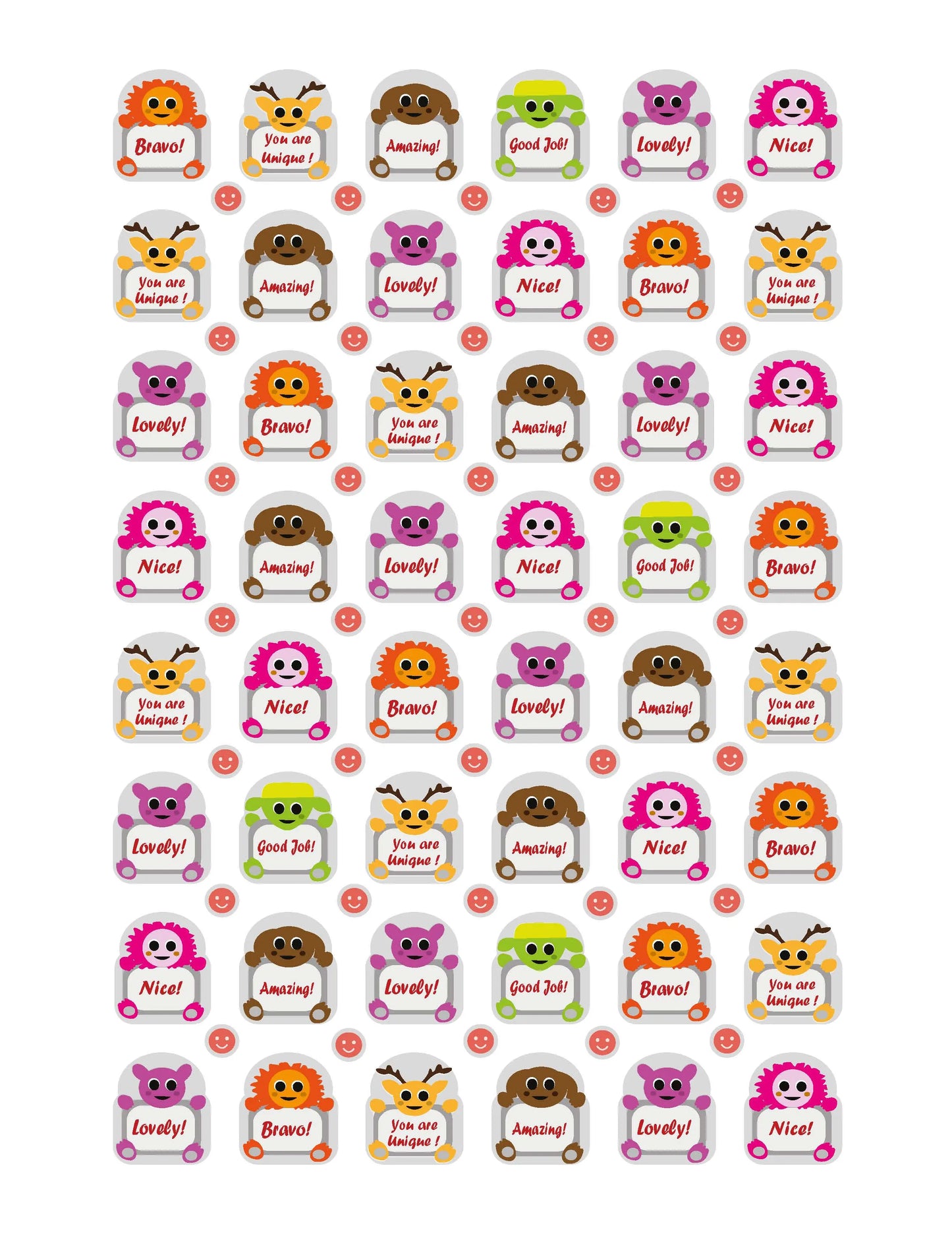 Lil Legends Reward Stickers Book - 2000+ Motivational Stickers for Kids | Perfectly Curated for Teachers, Parents & Classrooms | Star, Smiley & Praise Stickers for School & Home