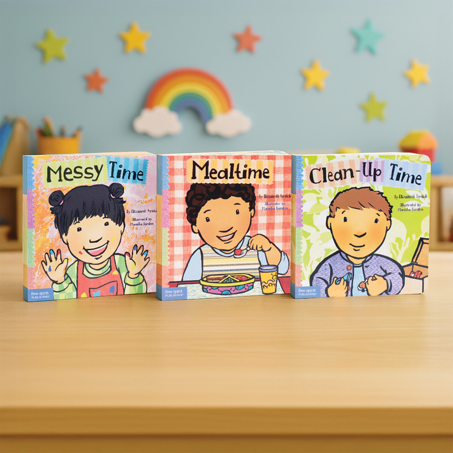 Mealtime & Clean-Up Set (Toddler Tools Series) — 3 Board Books for Toddlers (Ages 1–3 yrs) | Build Healthy Routines & Habits | by Lil Legends