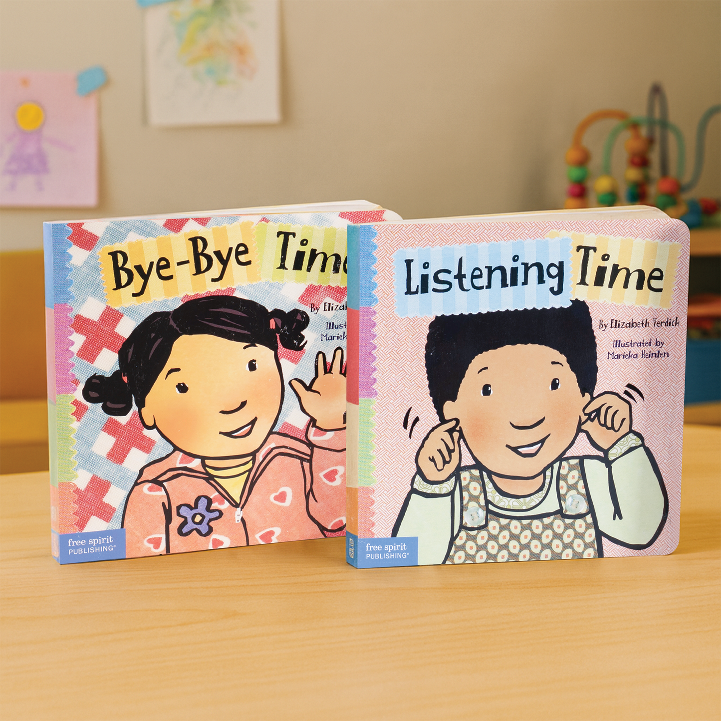 Listening & Goodbye Time (Toddler Tools Series) — 2 Board Books for Toddlers (Ages 1–3 yrs) | Build Social Skills & Smooth Transitions | by Lil Legends