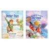 Lil Legends Re-Imagined Classics: Illustrated Classic Story Books for Kids – Peter Pan & Around the World in 80 Days (Set of 2)