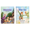 Lil Legends Re-Imagined Classics: Illustrated Classic Story Books for Kids – Pinocchio & Peter Pan (Set of 2)