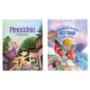 Lil Legends Re-Imagined Classics: Illustrated Classic Story Books for Kids – Pinocchio & Around the World in 80 Days (Set of 2)