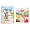Lil Legends Re-Imagined Classics: Illustrated Classic Story Books for Kids – Heidi & Peter Pan (Set of 2)