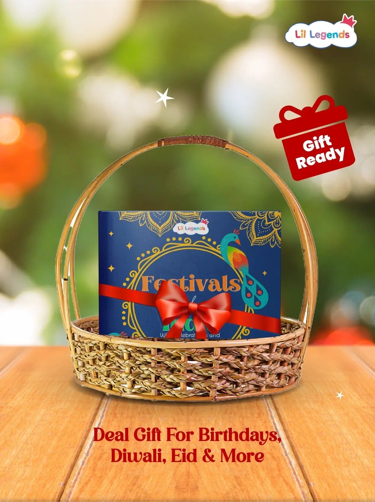 Festival of India Story Book for Kids – Illustrated Short Stories on Holi, Eid, Diwali, and More | Colourful Bedtime Book for Ages 3–7 | Learn Indian Culture Through Stories - Oswaal Books