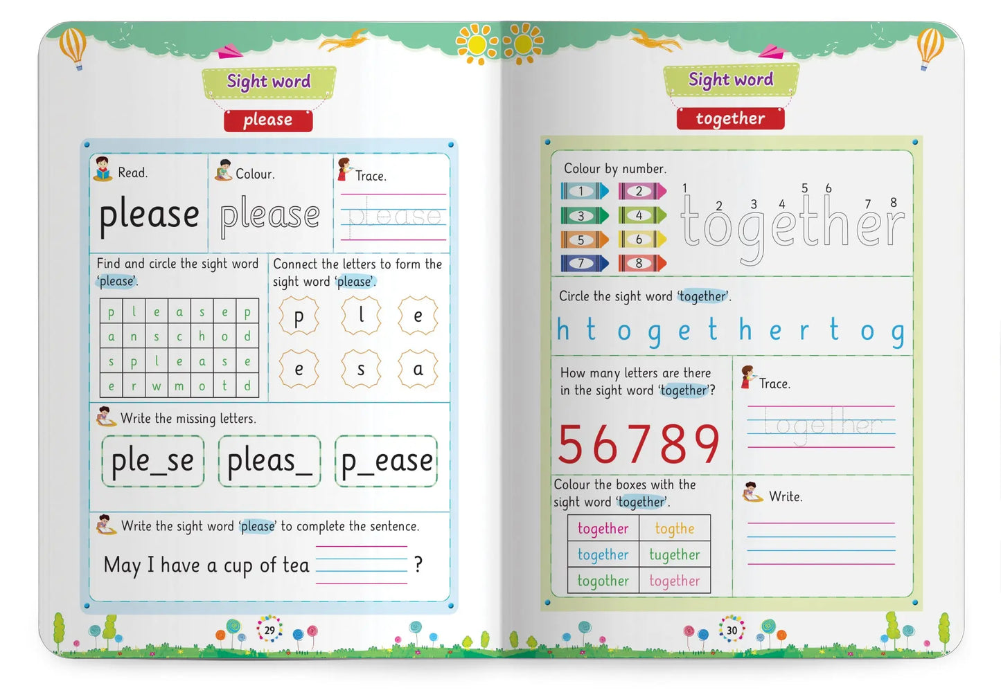 Lil Legends Incredible Phonics Sight Words Book Level 4 for Kids | Complex High Frequency Words and Sentence Reading | Fun Activity Book | For Class 1 and 2 | Age 6-8ย