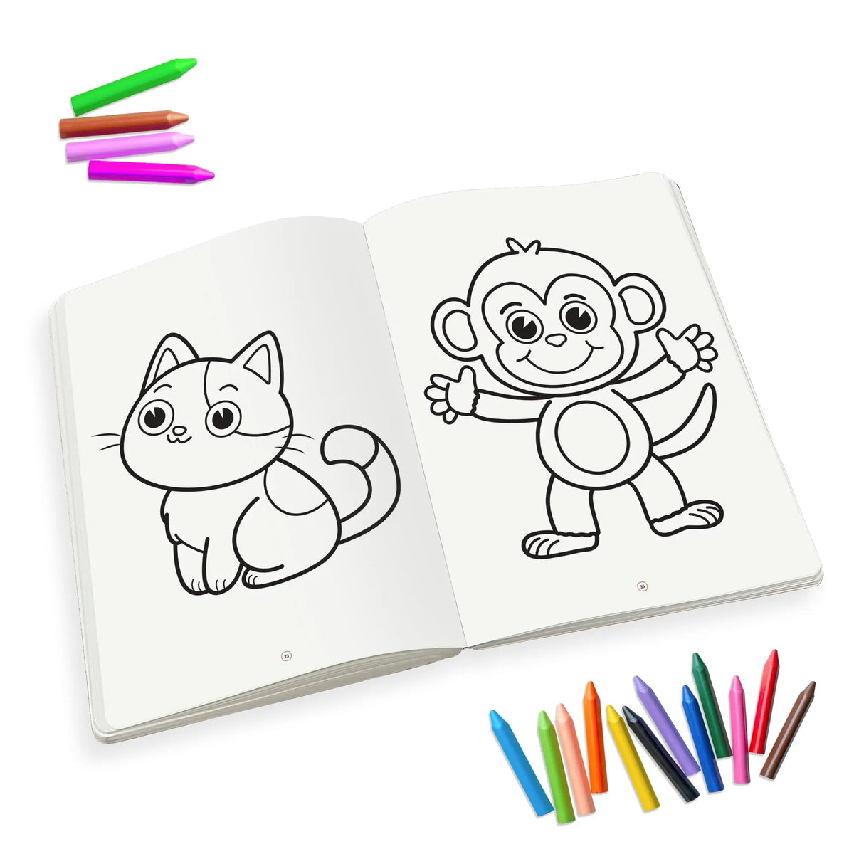 Lil Legends Jumbo Colouring Book Vol 1 for Kids | Bold Outlines and Fun Designs | Animals and Birds | Big Size Colouring Activity Book | For Nursery/LKG | Age 3+