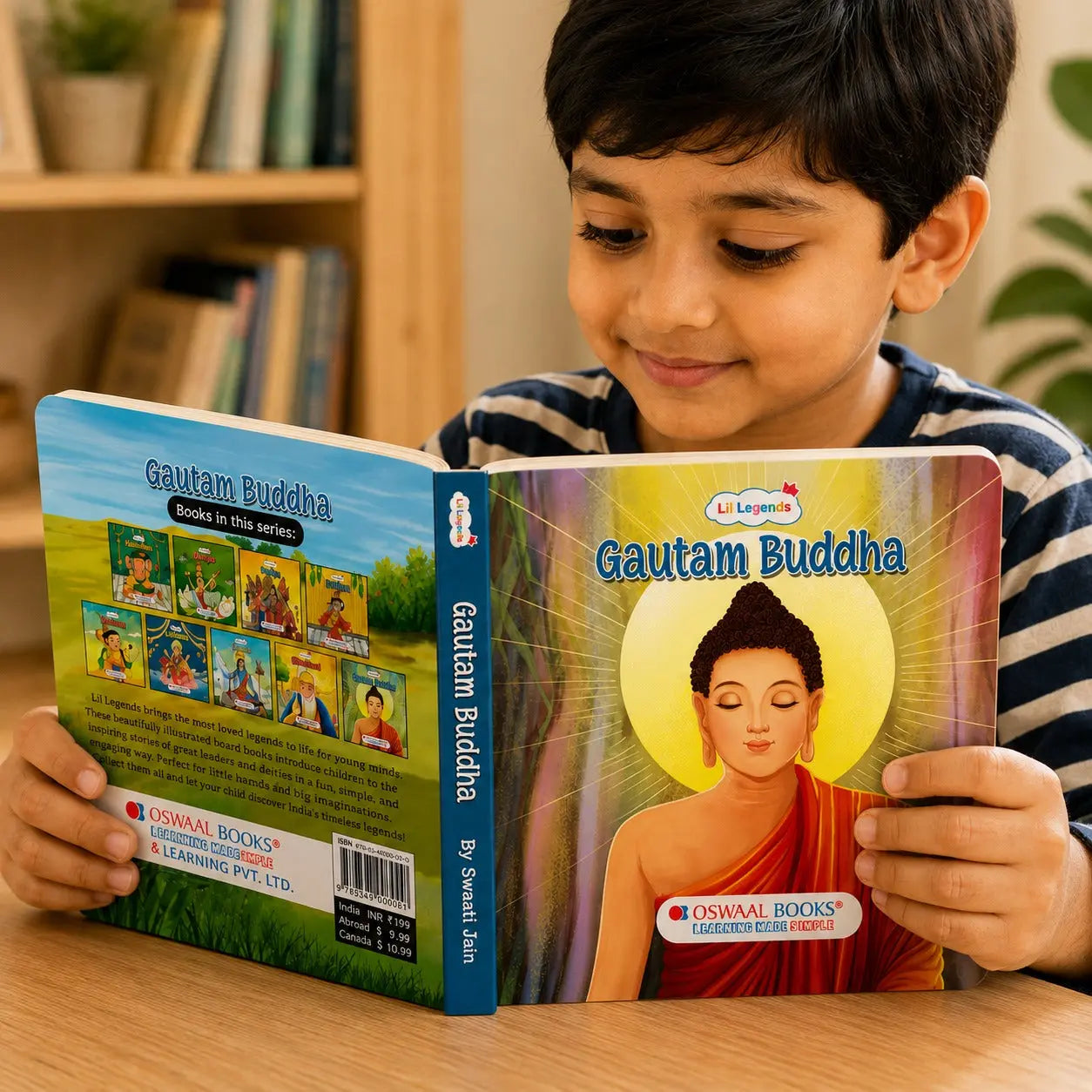 Lil Legends Gautam Buddha Story Boardbook for Kids | Illustrated Life Stories with Moral Lessons | Cultural Learning Picture Book | Easy Language | Age 3+ Years