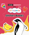 Lil Legend Gift Set: Boxset of 4 Sticker Books for Kids | Shapes, Numbers, Animals and Alphabets | Ideal for Ages 3+ Oswaal Books and Learning Private Limited