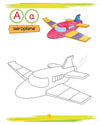 Lil Legends Book of Copy Colouring For Kids,To Learn About Vegetables, Fruits, Flowers, Animals, Alphabets (Set of 05 Books), Age 3+