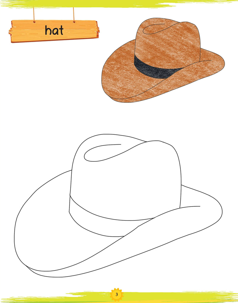 Lil Legends Book of Copy Colouring for kids,To Learn About Clothes, Age 3 +
