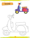 Lil Legends Book of Copy Colouring for kids,To Learn About Means of Transport, Age 3 +