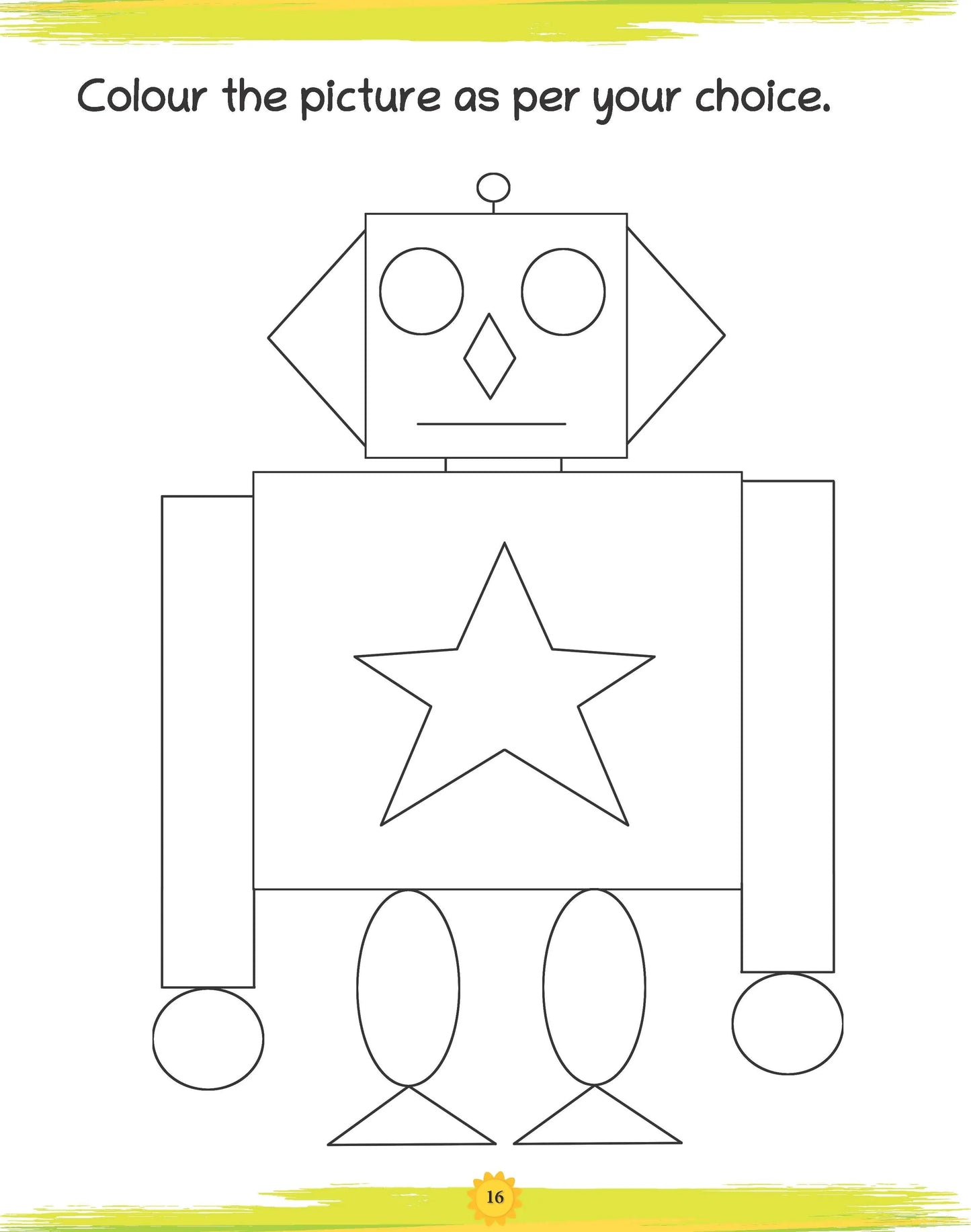 Lil Legends Book of Copy Colouring for kids,To Learn About Shapes, Age 3 +