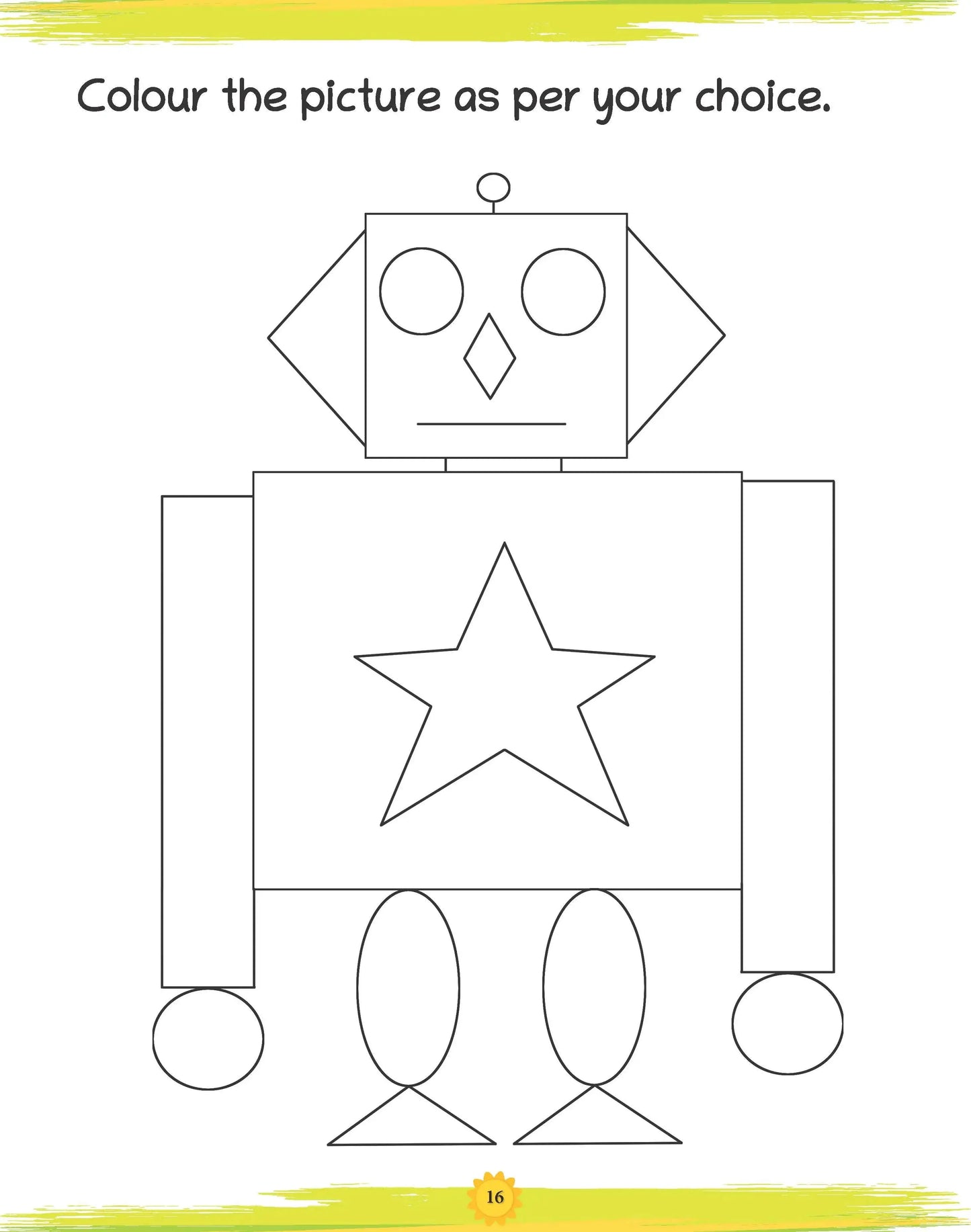 Lil Legends Book of Copy Colouring for kids,To Learn About Shapes, Age 3 +