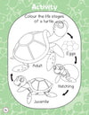 Lil Legends Fascinating Animal Book , TURTLE- A Sea Animal, Exciting Illustrated Book for kids, Age 2+ Oswaal Books and Learning Private Limited