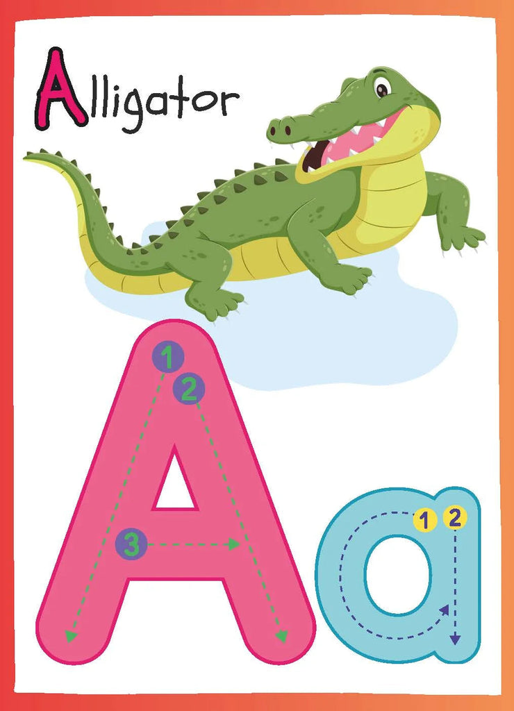 Lil Legends Flashcards for Toddlers, A set of four types of Flash Cards - Alphabets, Numbers, Shapes & Colours and Fruits & Vegetables, 3+ age group Oswaal Books and Learning Private Limited