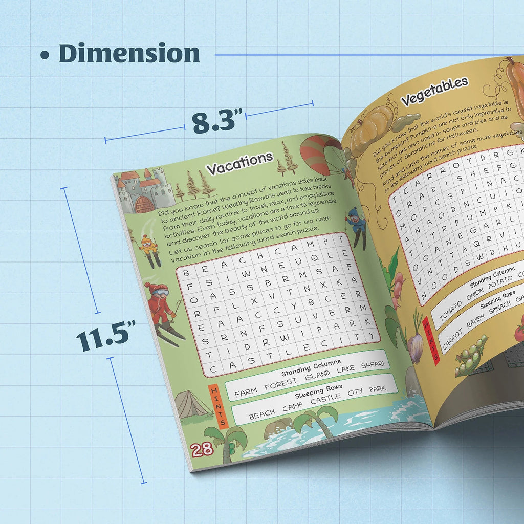 Lil Legends Interactive Learning Book Set of 2 | Spot the Difference & Word Search Puzzle Combo | For Kids Ages 4+ Oswaal Books and Learning Private Limited
