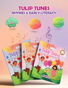 Lil Legends Tulip Tunes Rhymes That Bloom Smiles – Early Literacy Book Set (Age 3 & 4) | Phonemic Awareness & Reading Readiness | 2 Picture Books