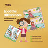 Lil Legends Interactive Learning: Spot the Difference Book for Kids Ages 4+ – Fun Puzzles to Boost Observation and Critical Thinking - Oswaal Books