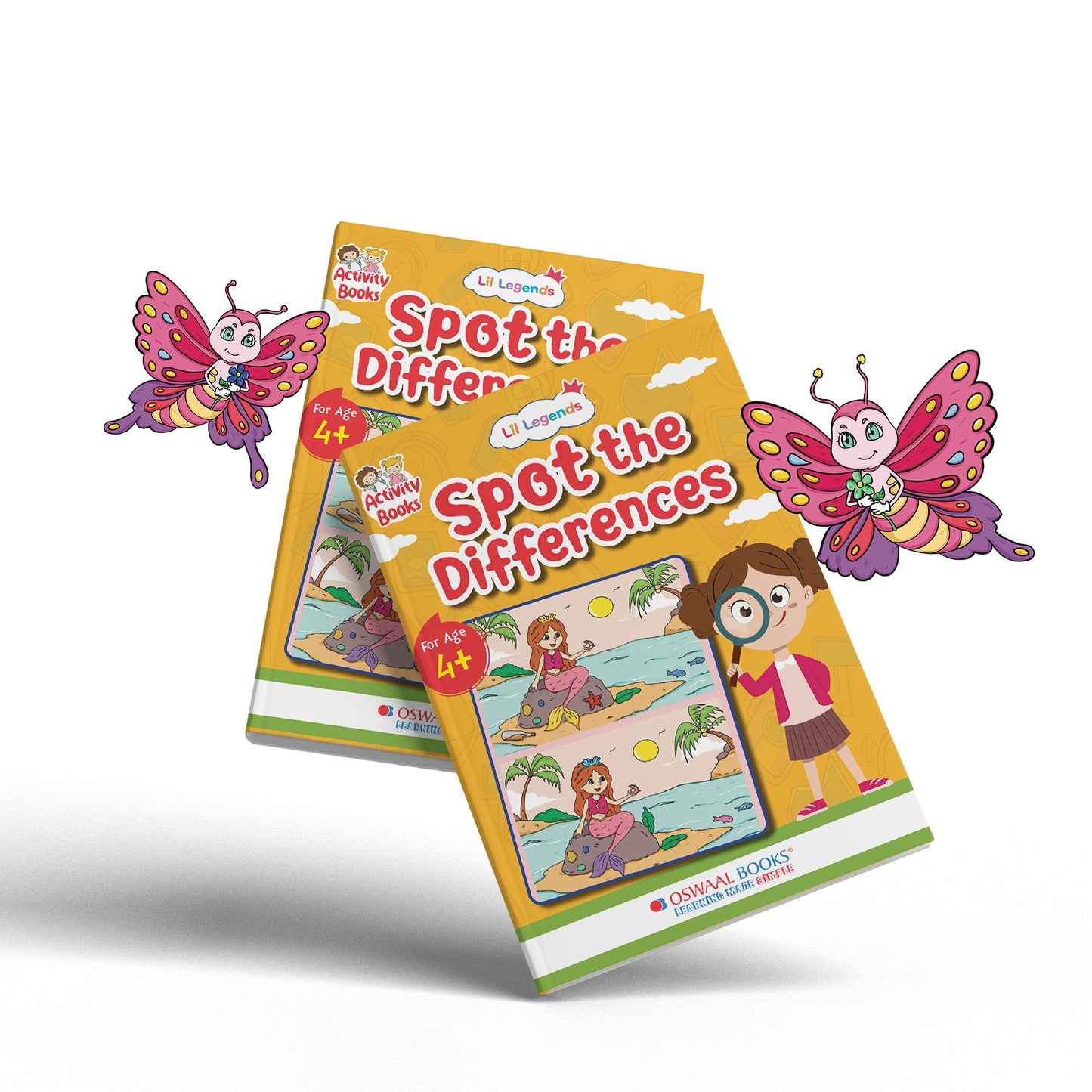 Lil Legends Interactive Learning: Spot the Difference Book for Kids Ages 4+ – Fun Puzzles to Boost Observation and Critical Thinking - Oswaal Books