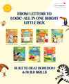 Prep and Shine Box – 7 Fun Learning Books with Free Stationery Kit | Early Learning Kit for School Readiness | Ideal for Kids Ages 4+