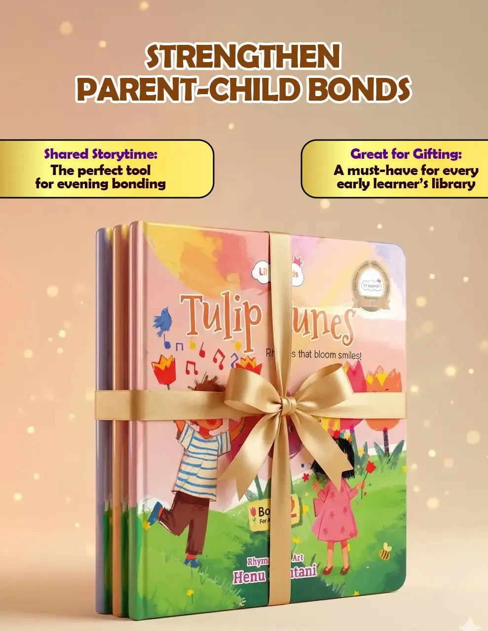 Lil Legends Tulip Tunes, Rhymes That Bloom Smiles Book 1 | Poem Book for Kids | Phonemic Awareness, Reading Readiness and Fun Activities | For Age 3+