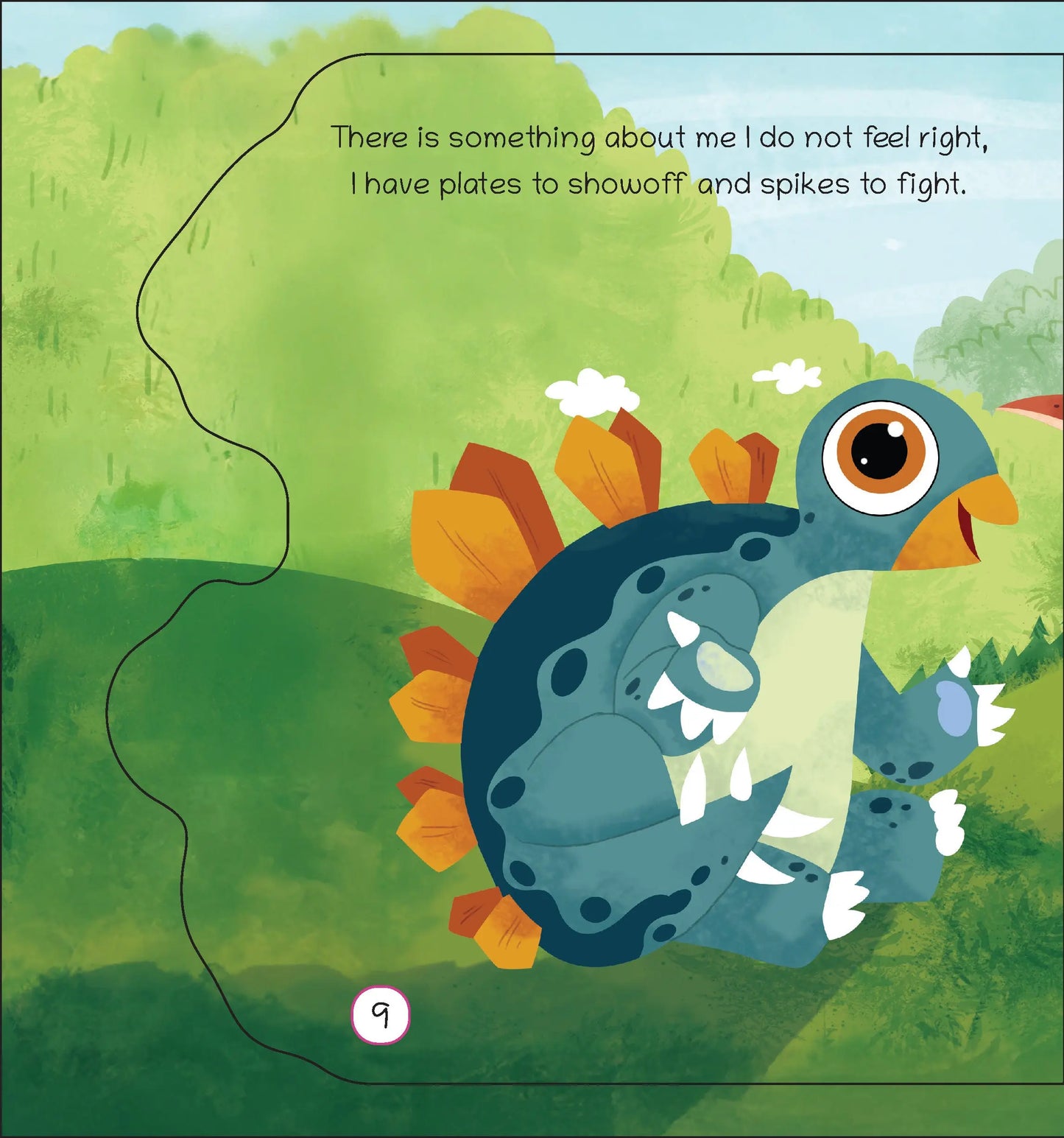 Lil Legends Dino Shaped Board Book for Kids | I am a Stegosaurus | Illustrated Dinosaur Story Book | Early Learning Picture Book | Age 2+ Years | Board Book | Durable