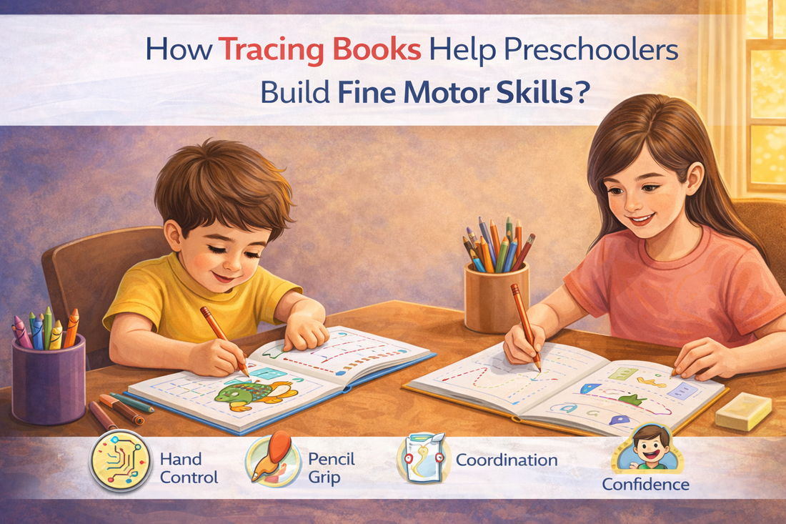 How Tracing Books Help Pre-schoolers Build Fine Motor Skills?