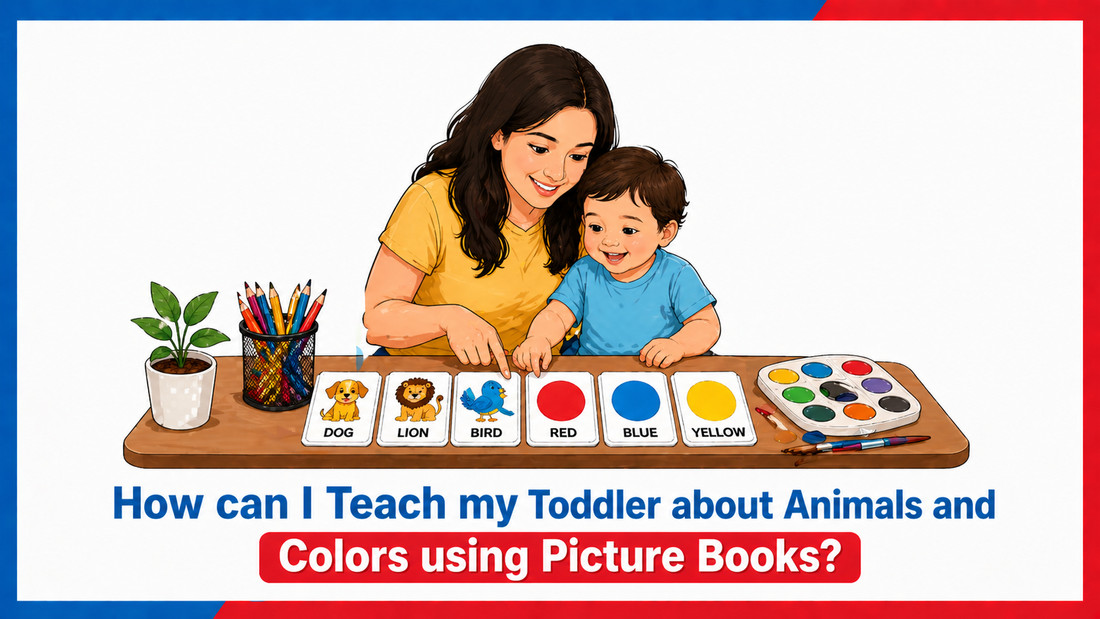 How Can I Teach My Toddler About Animals and Colors Using Picture Books? 
