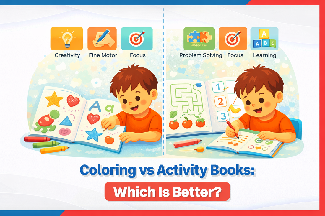 Coloring vs Activity Books: Which Is Better for Kids?