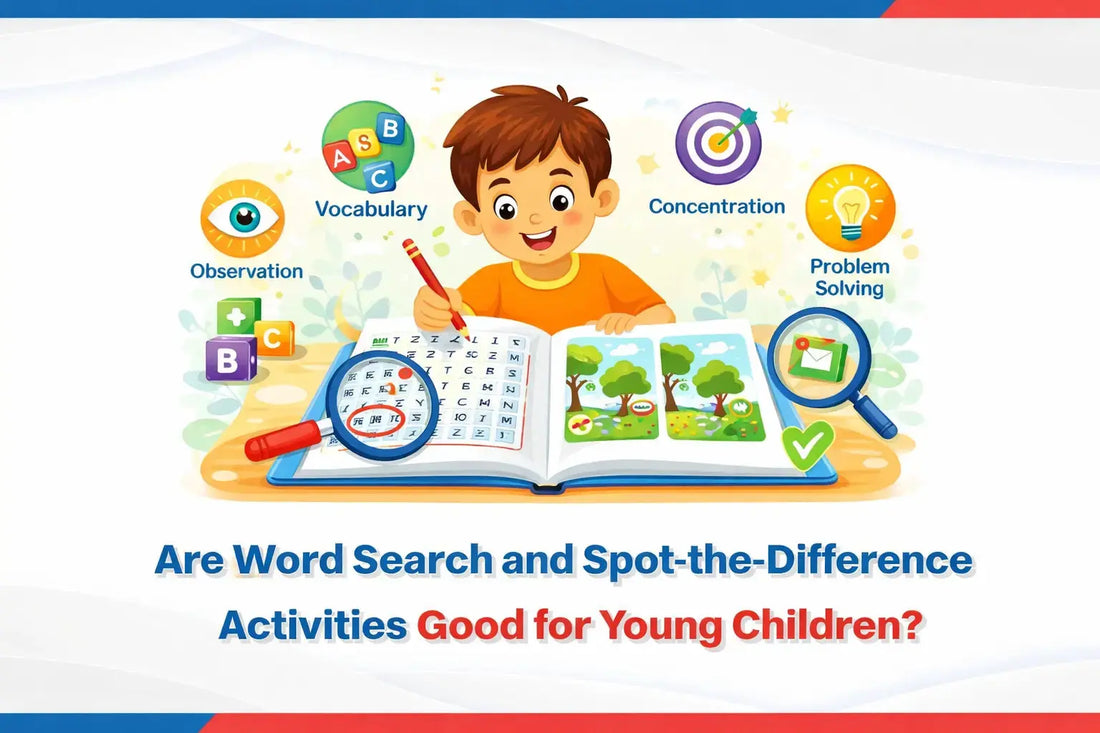 Are Word Search and Spot-the-Difference Activities Good for Young Kids? 