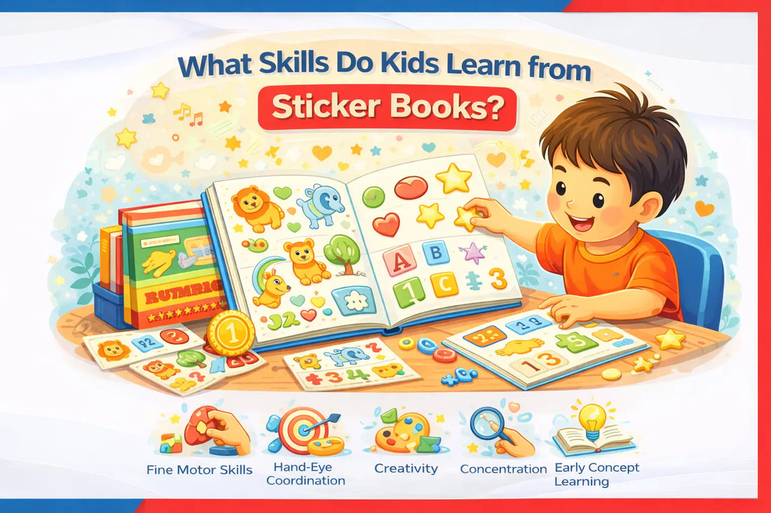 What Skills Do Kids Learn from Sticker Books? – Lil Legends Books