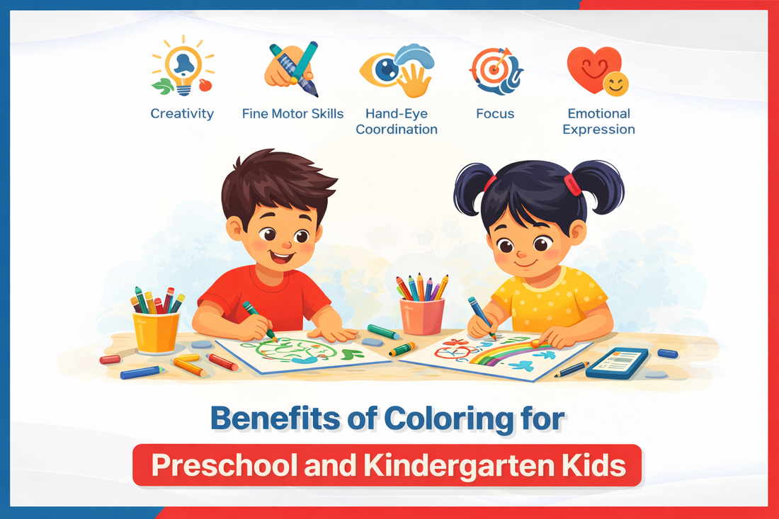 Benefits of Coloring for Preschool and Kindergarten Kids